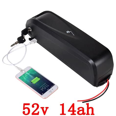 EU Us no tax 52 volt ebike battery 52V 13AH lithium ion battery for ...