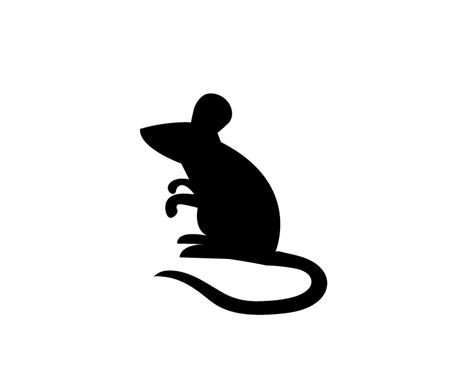 Silhouette Mouse at GetDrawings | Free download