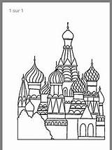 St Basil Cathedral Coloring Pages Sketch Page sketch template