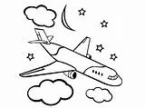 Free Airplane Coloring Pages Inside sketch template