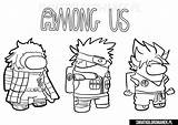 Among Us Coloring Pages  Free coloring To Print sketch template