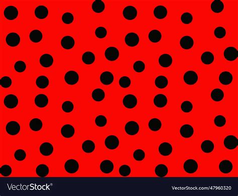 Seamless wallpaper ladybug continuous Royalty Free Vector