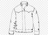 Denim Jean Jacket Flat Drawing Sketch Coloring Page sketch template