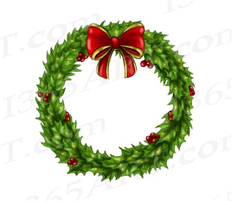 6,357 Christmas Wreath Clipart Images, Stock Photos & Vectors - Clip Art Library