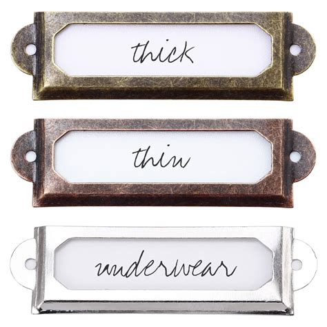 Metal Label Holders For File Cabinets • Cabinet Ideas