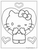 68 Hello Kitty Coloring Pages Free PDF Printables sketch template