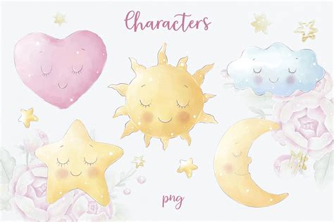 Sweet Dreams Big Set ClipArt Elements on Behance