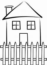 Picket Fence Coloring Page sketch template