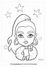 Minaj Nicki Coloring Pages Drawing Draw Printable Drawings People Step  sketch template