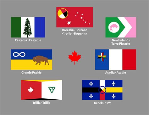 The 7 Provinces of Canada | Les 7 provinces du Canada : r/vexillology