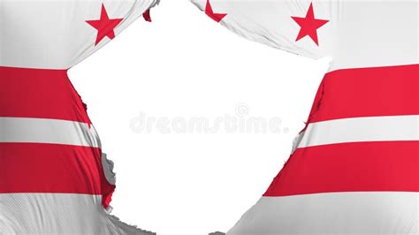 Cracked Washington DC City Flag Stock Illustration - Illustration of ...