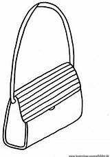 Handtasche Ausmalbild  Haus Deko Ideen sketch template