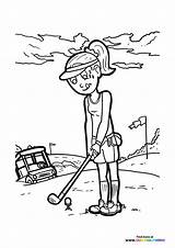 Golf  Coloring Pages For Kids 100% Free Print Or Download sketch template