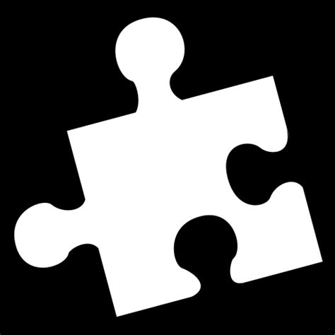 Jigsaw piece icon | Game-icons.net
