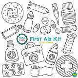 First Aid Kit Coloring Pages sketch template