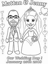 Custom Wedding Coloring Page Personalized  Etsy sketch template