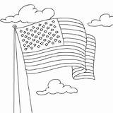 Flag Coloring Pages sketch template