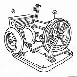 Simple Machines Coloring Page 50043 39592 sketch template