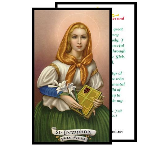 Saint Dymphna Patron Saint of Those Suffering Depression - Etsy