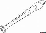 Flute Coloring Page  Easy Drawing Guides sketch template