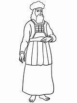 Israelite Priest sketch template