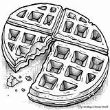 Waffle Coloring Pages  Free & Printable sketch template