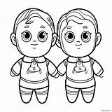 Sturniolo Triplets Coloring Page 40782 32735 sketch template
