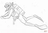 Scuba Diver coloring page  Free Printable Coloring Pages sketch template