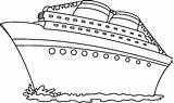 Cruise Ship Coloring Pages sketch template