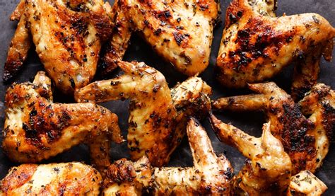 Herbed Grilled Chicken Wings | Bon Appétit