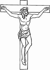 Ausmalbild Jesus Am Kreuz  Ausmalbilder Kostenlos Zum Ausdrucken sketch template