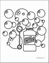 Clip Art Bubbles coloring Page – Abcteach sketch template