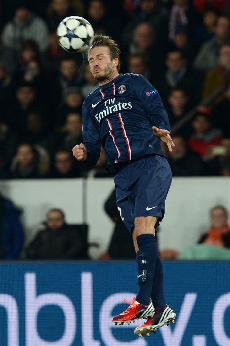 Gallery: David Beckham starts for PSG against Barcelona