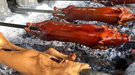 Lechon ( Roasted Pig ) | Philippines - YouTube