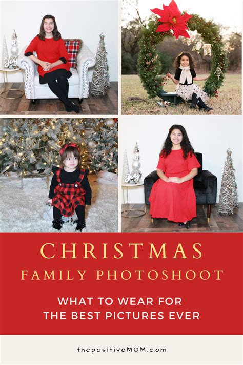 Family Christmas Poses Ideas