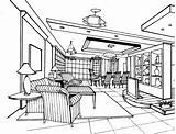 Large Living Room Coloring Page  ColouringPages sketch template