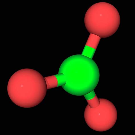 Chlorate Ion Molecule Photograph by Laguna Design/science Photo Library - Fine Art America