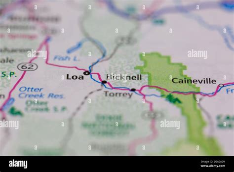 Bicknell utah map hi-res stock photography and images - Alamy