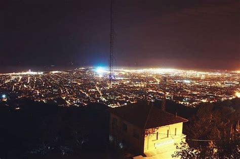 Barcelona at night from Tibidabo | Night city, Great view, Barcelona