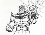 Infinity Gauntlet Coloring Pages sketch template