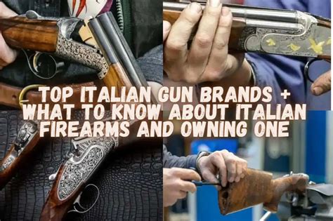 Top Italian Gun Brands + What To Know About Italian Firearms and Owning ...