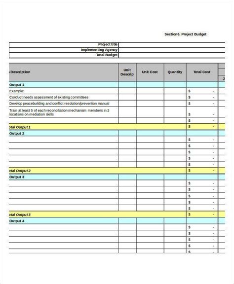 Free Excel Budget Template Downloads | Budget Sheets FREE Printable