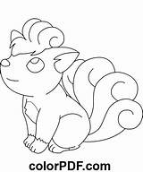 Vulpix Pokemon Printable – Coloring Pages And Books In PDF sketch template