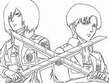 Levi From Attack On Titan Coloring Page  Free Printable Pages sketch template