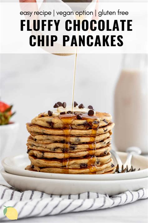 Gluten Free Chocolate Chip Pancakes | Eat With Clarity