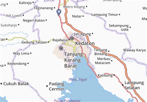 MICHELIN Bandar Lampung map - ViaMichelin