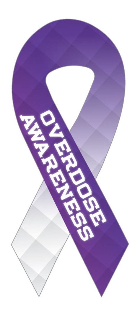 Overdose Awareness Ribbon Decal | Etsy Australia