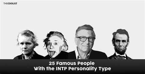 25 INTP Famous People and Fictional Characters