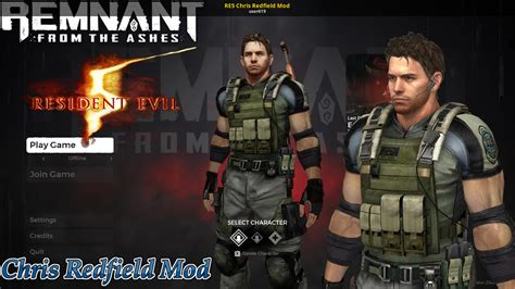 RE5 Chris Redfield Mod [Remnant: From the Ashes] [Mods]