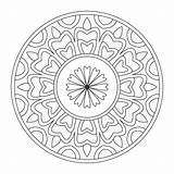Simple Mandala Drawing Stock Illustrations – 12235  sketch template